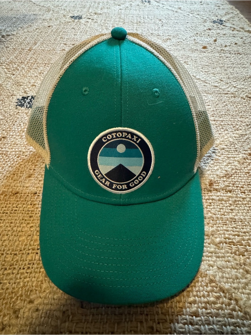 Cotopaxi Green Mesh-Back Trucker Hat - Cotopaxi Gear For Good